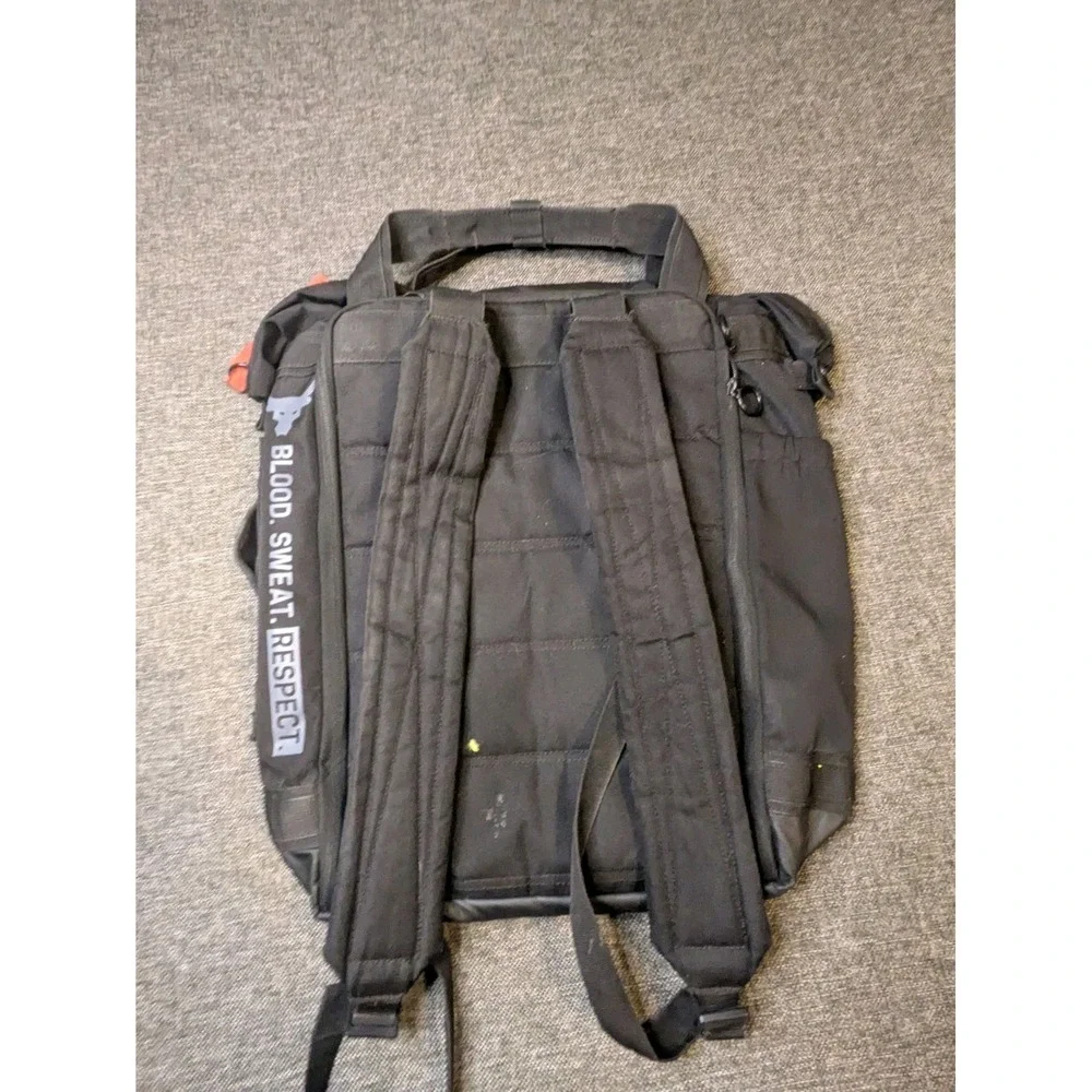 Under Armour x Project Rock Box Duffle Backpack Bag Black 21.9 Liter 1364189